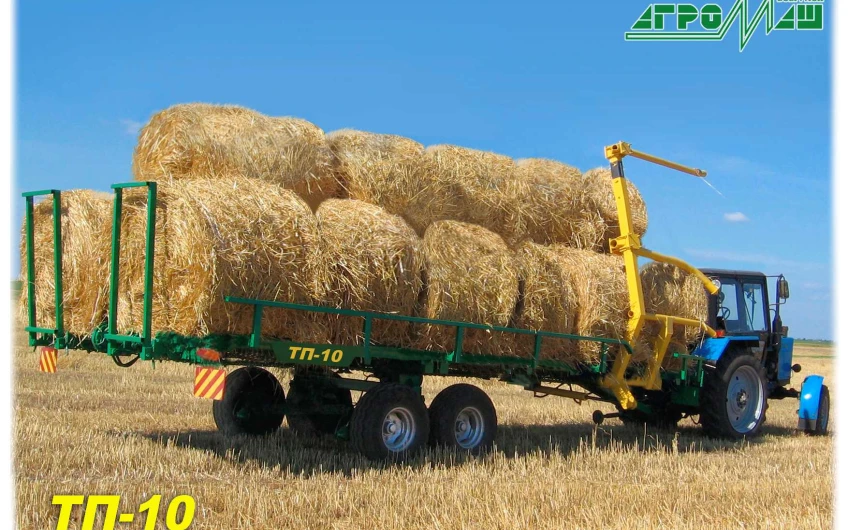 Încărcător-Transportor de baloturi de fân TP-10