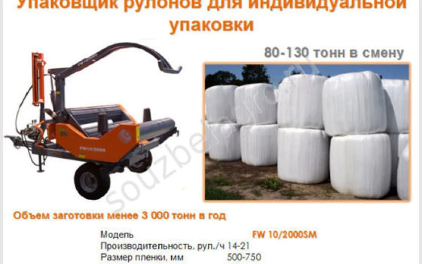 Masina pentru împachetarea baloturilor FW 10-2000SM