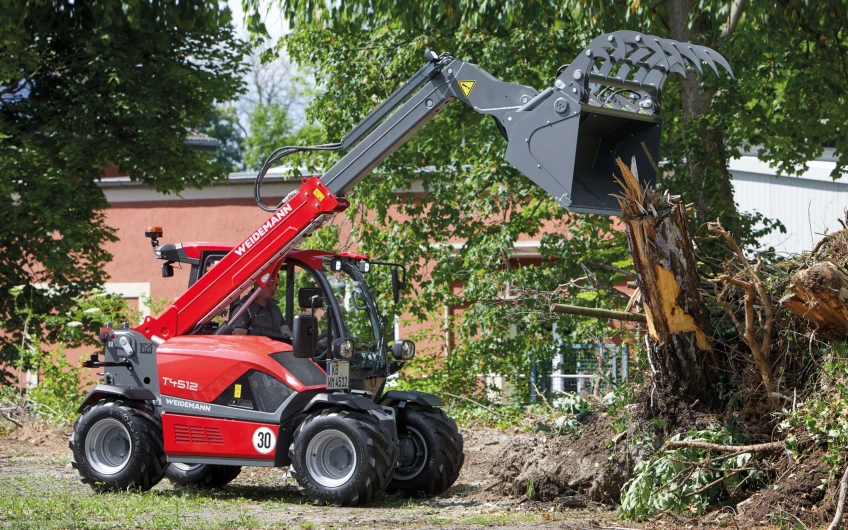 Телескопический погрузчик Weidemann T4512
