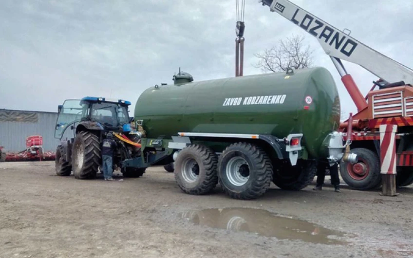 Rezervor de semiremorcă cu vid VNT-uri 6-16 tone pentru apă și îngrășăminte organice lichide